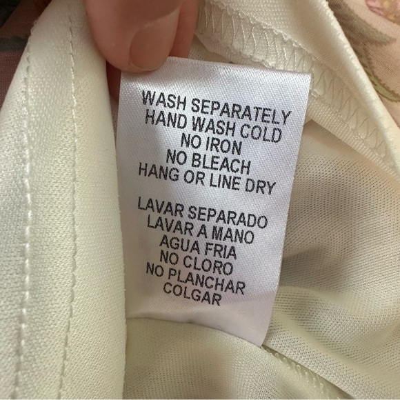 NWT The Sang Floral Botanical Drop Waist Patchwork Button Up Dress - Picture 12 of 13